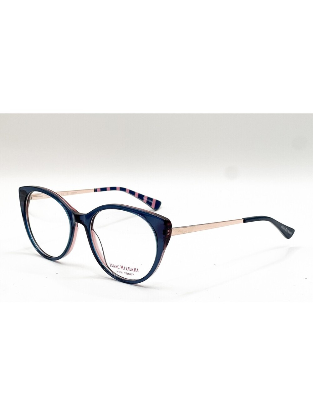 Isaac Mizrahi IM30060 BL Blue Round Authentic Eyeglass Frames 52-17-135